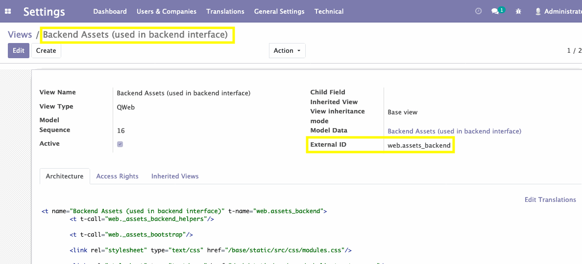 Backend Assets (used in backend interface)